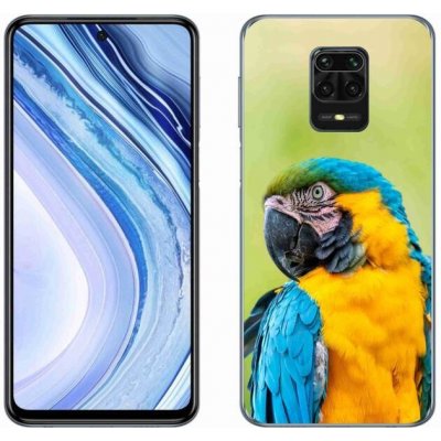 Pouzdro mmCase gelové Xiaomi Redmi Note 9 Pro - papoušek ara 2