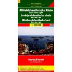 Chorvatsko Dalmácie č.3 mapa Freytag 1:100 000 – Hledejceny.cz
