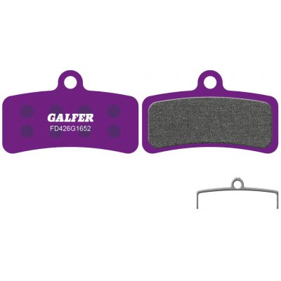 Galfer FD426 E-BIKE-fialové Shimano, Tektro, TRP čtyřpístkové – Zboží Dáma