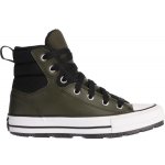 Converse kotníkové tenisky Chuck Taylor All Star Berkshire Boot černo-zelené – Zboží Dáma