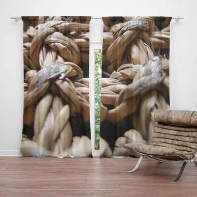 Sablio Závěs Banánové listí: 2ks 140x250cm – Hledejceny.cz