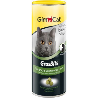 GimCat GrasBits tablety s kočičí trávou 425 g