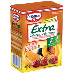 Dr. Oetker Extra želírovací cukr na přípravu ovocných džemů a marmelád 500 g