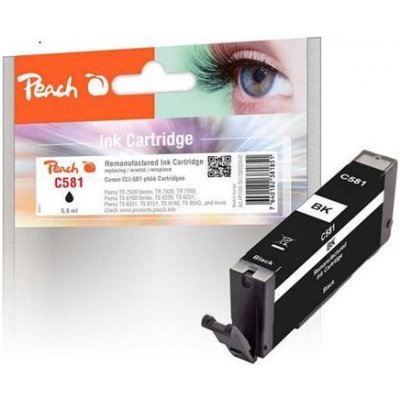 Peach Canon CLI-581, black, 5,6ml – Zboží Mobilmania