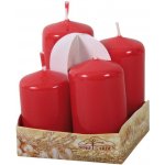 Ceramicus adventní STUPŇOVITÉ 4x6/7/8/9cm 4ks – Zboží Dáma