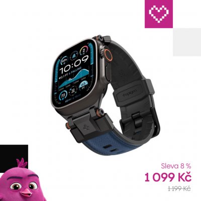 Spigen DuraPro Armor řemínek pro Apple Watch Series 44/45/46/49 mm modrá AMP09103 – Sleviste.cz