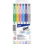 MFP 6000795 gelové pero set METALIC 6 ks GM1038 – Zboží Mobilmania