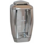 Durmetal Hřbitovní lampa L4 - nerezová, čtyřhranná – Zbozi.Blesk.cz