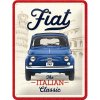 Obraz Postershop Plechová cedule: Fiat 500 (The Italian Classic) - 15x20 cm