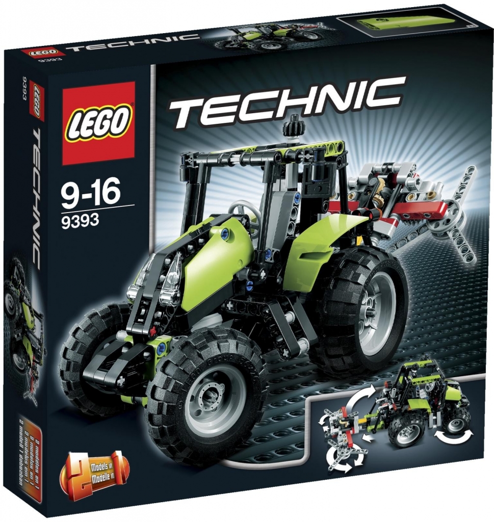 Lego technic 9393 traktor foto 1 heureka cz