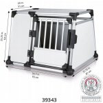 Trixie Hliníkový transportní box 93 x 65 x 81 cm – Sleviste.cz