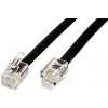 síťový kabel EFB K2402SW.10 RJ9, 4/4, 10m, černý