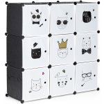 MODERNHOME - Dětská modulární knihovna s 9 policemi – Zboží Dáma