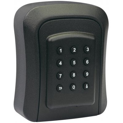 Bezpečnostní ocelová schránka KB.E1 černá, 9,5 x 11,5 x 4,5 cm – Hledejceny.cz