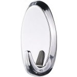 tesa Powerstrips® Háčky, 1ks, velký, oválný, plastový, lesklý chrom, nosnost 2 kg, 69,4mm x 22,9mm x 36,8mm – Hledejceny.cz