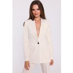 Stylove dámské sako Qudel S370 slonovinová – Zboží Dáma
