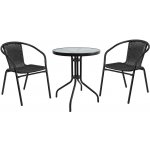 Nábytek Texim Balkonový BISTRO set NINA 3dílný – Zboží Dáma