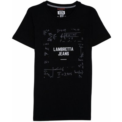 Lambretta Logo tričko Černá – Zboží Mobilmania