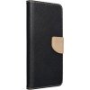 Pouzdro a kryt na mobilní telefon Pouzdro Fancy Book SAMSUNG A13 4G / zlaté černé