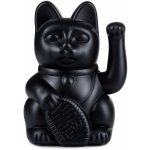 Maneki Neko Donkey Lucky Cat - černá – Zboží Dáma