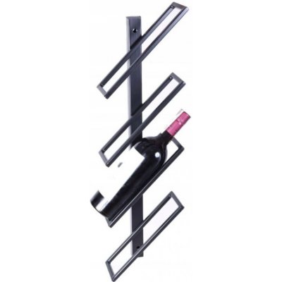 BIO FLAME Nástěnný stojan na víno Monza Wood 4 – Zboží Mobilmania