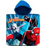 EUROSWAN Pončo Spiderman s kapucí bavlna 60 x 120 cm – Hledejceny.cz