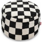 Fatboy Sedací pouf Point Teddy, více barev - Barva: šachovnicová mandlově-krémová – Hledejceny.cz