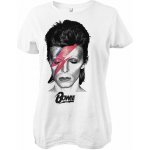 David Bowie tričko Aladdin Sane Girly White – Zboží Mobilmania