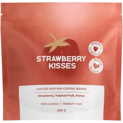 Przyjaciele Kawy Strawberry Kisses 100% arabica zrnková 0,2 kg – Hledejceny.cz