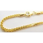 Klenoty Budín Dámský pevný zlatý náramek ze žlutého zlata 585/1,80gr 18cm HK7021 – Zbozi.Blesk.cz