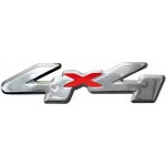 AVISA Avisa Hliníkové samolepící 3D logo 4x4 - | Zboží Auto