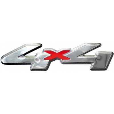 AVISA Avisa Hliníkové samolepící 3D logo 4x4 - | Zboží Auto