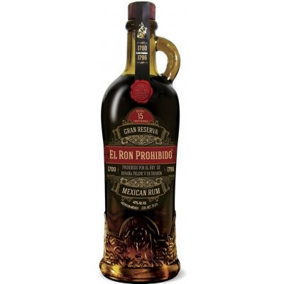 El Ron Prohibido Solera Gran Reserva Blended Mexican Rum 15y 40% 0,7 l (holá láhev)