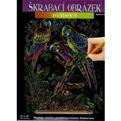 SMT Creatoys Škrabací obrázek duhový