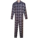 Foltýn pánské pyžamo flanelové PF17 šedočerná kostka – Hledejceny.cz