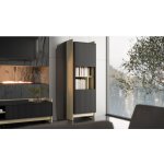 Cama Porto 59 x 38 x 180 cm dub / černá – Hledejceny.cz