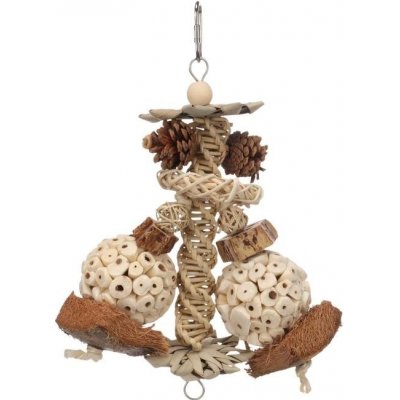 Flamingo Ivy závěsná hnědá 14 x 6 x 24 cm – Hledejceny.cz