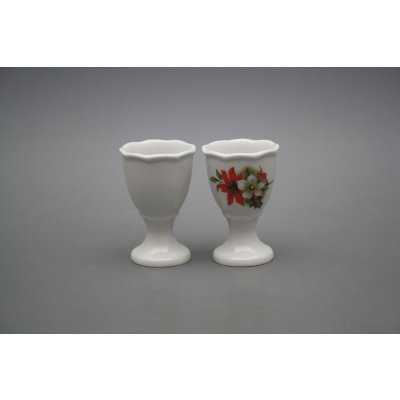 Bohemia Porcelán 1987 Kalíšek na vejce Rokoko Vánoční hvězda BB – Zboží Dáma