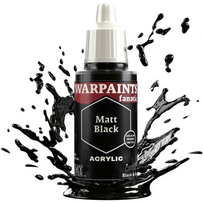 Army Painter: Warpaints Fanatic Matt Black 18ml – Zbozi.Blesk.cz