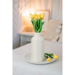 Fiedler Design VÁZA BOTTIGLIA - Jednobarevná, bílá, velikost M – Hledejceny.cz