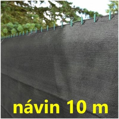 Stínicí síť antracitová 1x10 m HDPE 230g/90% GARDENKUS – Zboží Mobilmania