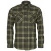 Army a lovecké tričko a košile Košile Pinewood flanelová exclusive zeleno/hnědá