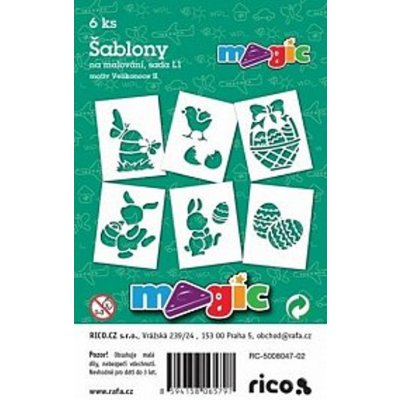 Magic papírové šablony na malování VELIKONOCE – Zbozi.Blesk.cz