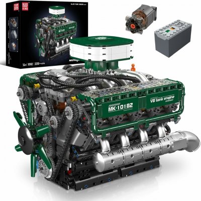 Mould King 10182 Tankový motor V8 – Zboží Dáma