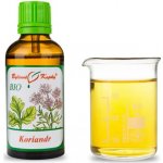 Bylinné kapky Koriandr živá kvetoucí nať BIO kapky Duše rostlin tinktura 50 ml – Hledejceny.cz