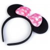 Karnevalový kostým Prima-obchod čelenka Minnie Mouse 5 růžová sv. velké puntíky