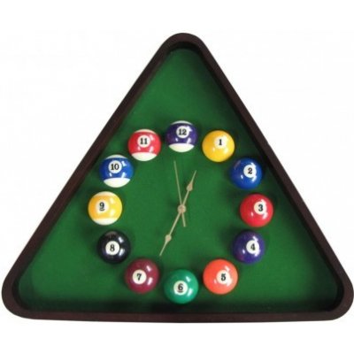 Toolbilliard hodiny s motivem kulečníku TRIANGL – Zboží Dáma
