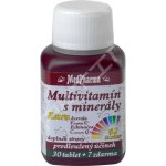 MedPharma Multivitamin s minerály + extra koenzym Q10 107 tablet – Zboží Dáma MedPharma Multivitamin s minerály + extra koenzym Q10 107 tablet – Zboží Dáma