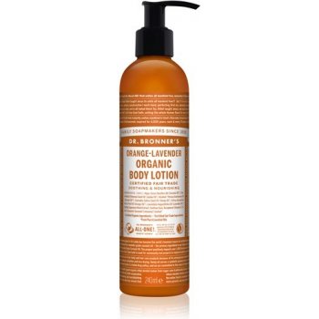 Dr. Bronner´s tělové mléko Orange Lavender 237 ml