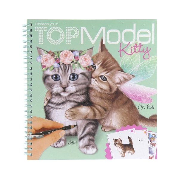 Omalovánka Top Model Kreativní omalovánka Kitty